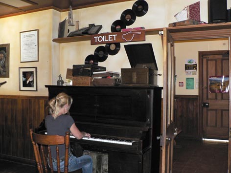 old hotel piano